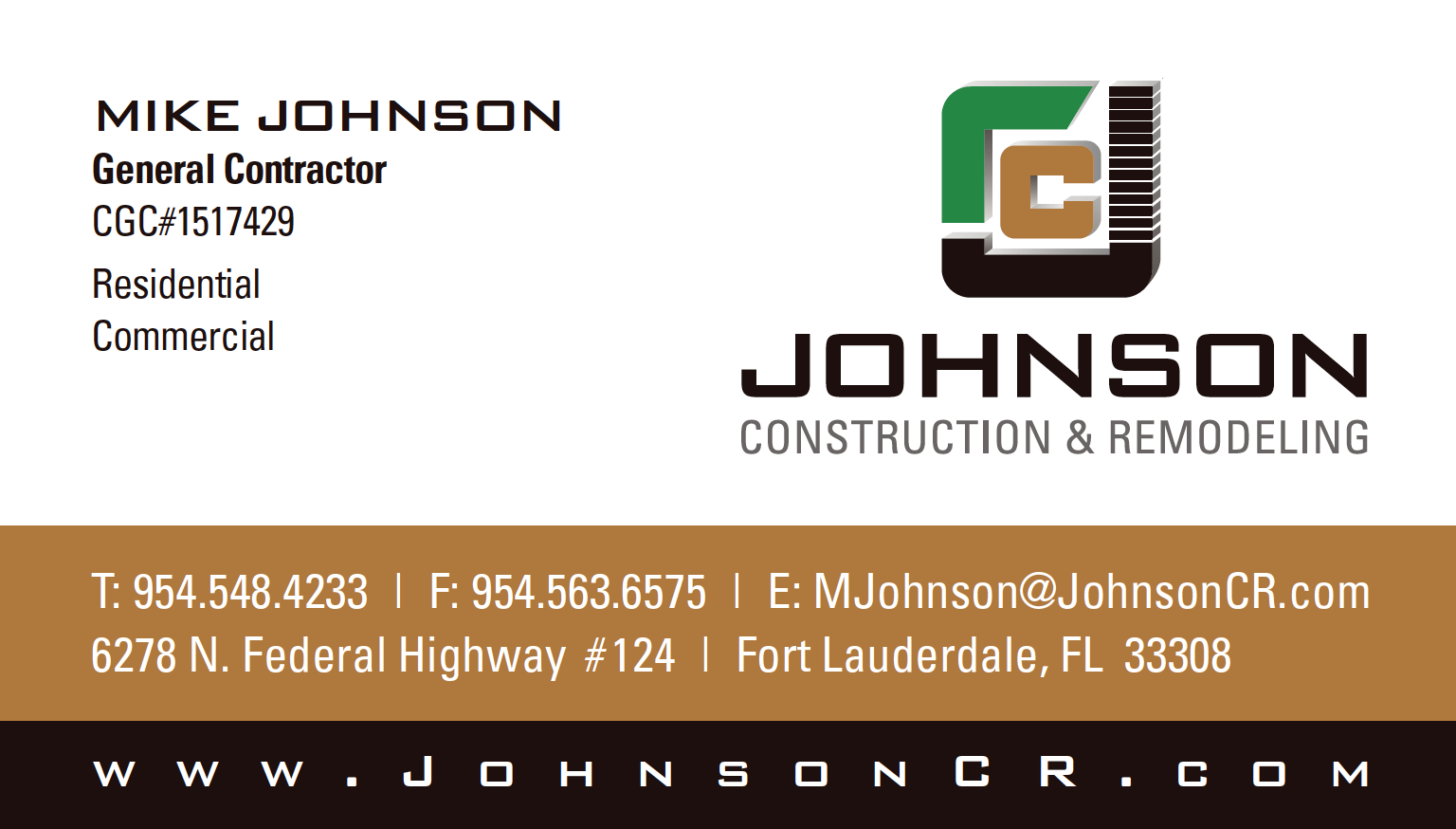Johnson Construction and Remodeling, Inc.